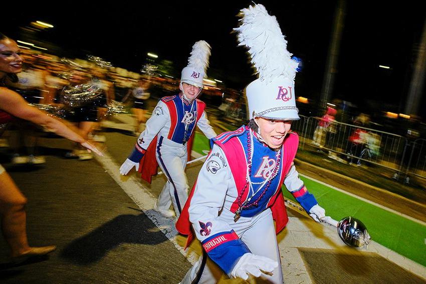 Jaguar Marching Band Running