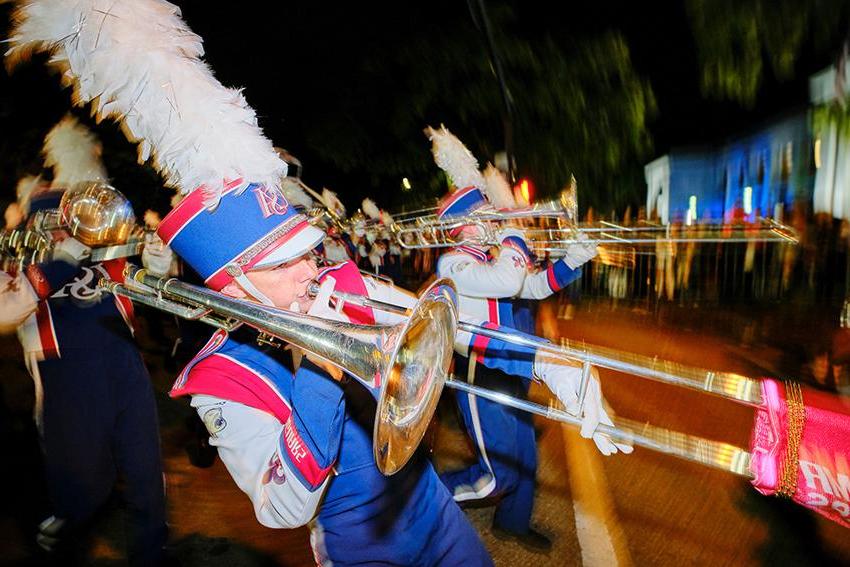 Jaguar Marching Band with their Trombone