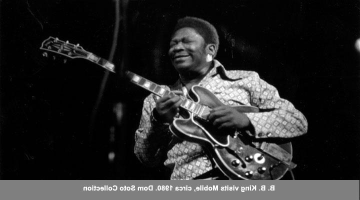 B.B. King visits Mobile, circa 1980