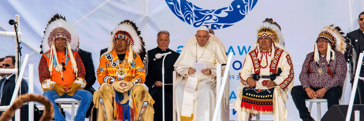 Pope and Indigenous leaders