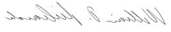 Dr. William O. Richards signature