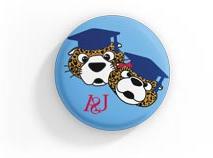 Southpaw and Ms. Pawla Graduation button