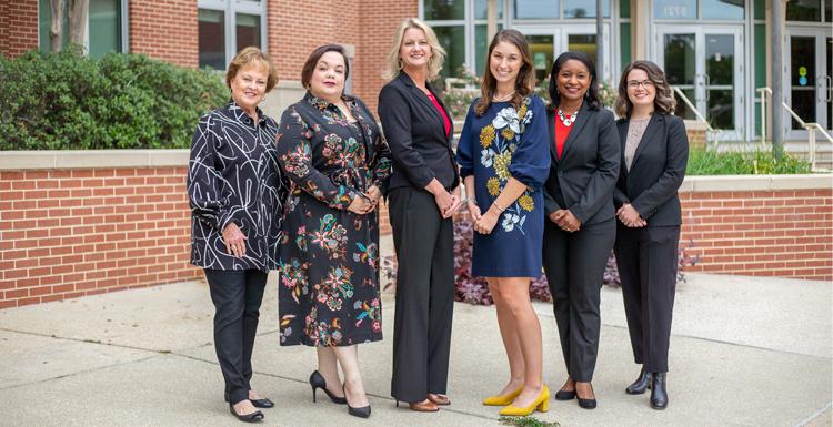  Drs. Candace Selwyn, Anjanetta Davis, Ashleigh Bowman, Lori Prewitt Moore, Rebecca Thomas and Joyce Pittman. Also supporting this new grant project is Brady Urquhart.