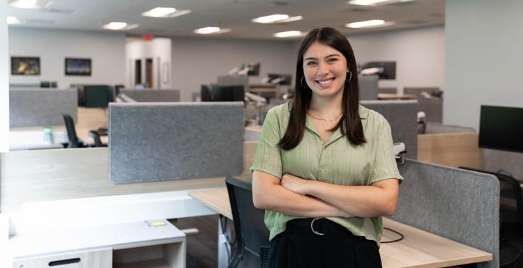 Mary-Stuart Lewis, who graduated with a degree in information systems from the University of South Alabama, works in software development for CGI.